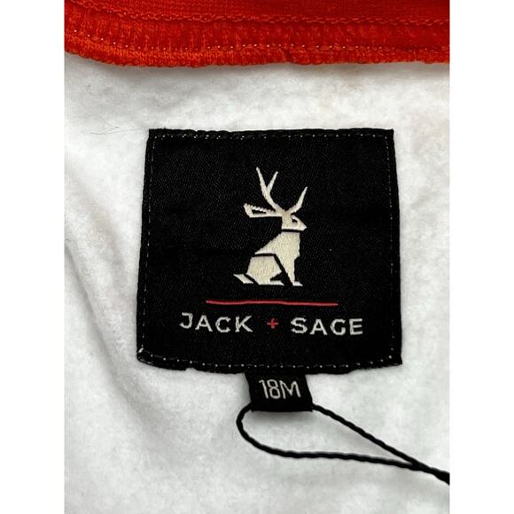 Jack and Sage One Piece Sleeper Baby Size 18mo Animal Shred All Over Print NWT - Picture 9 of 9